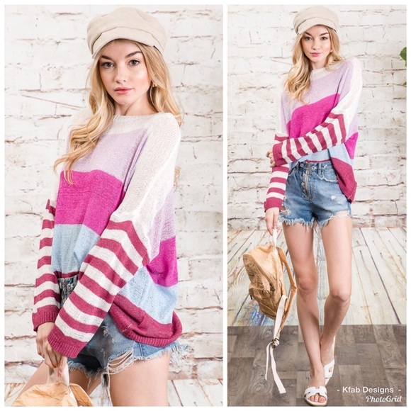 🥰 LAST ONE! Lightweight Boyfriend Sweater - Picture 3 of 4